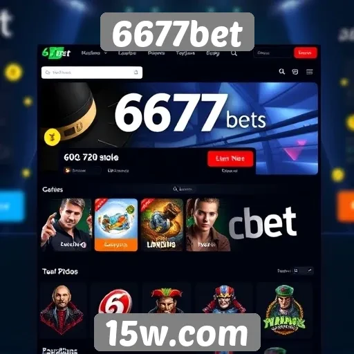 Experiência de usuário no site 6677bet